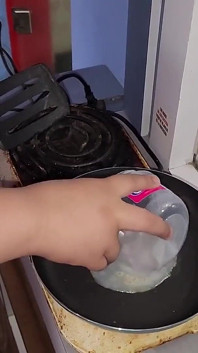 My Sex Slave Eats My Cum Fried with Butter