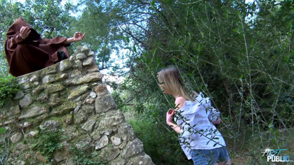Czech Pornzone: Hot babe loving get hard cock outdoor and sperm on...