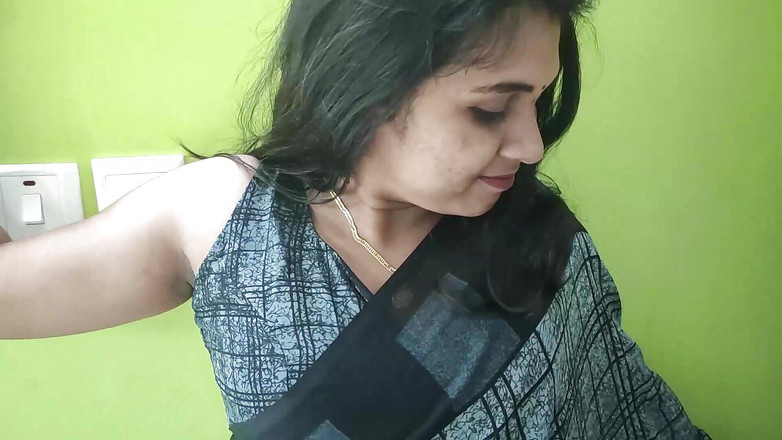 Vaigavarun45: Vaishnavy a Sharun Raj Saree Navel Romantika, Sárí Romantika, Pupek...