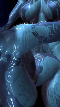 Cortana está teniendo problemas con uno de sus clones | Parodia porno de Halo