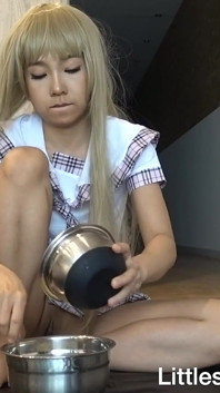 후장에 시오후키하는 생강, 요거트, 얼굴에 시오후키하고 삼키기!