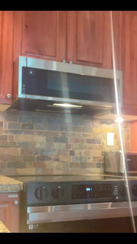 In the kitchen