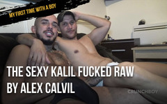 My first time with a boy: Kalil seksi disetubuhi tanpa basa-basa oleh aelx calvil di paris