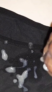 Cumming on Her Panties 4 Cumshots