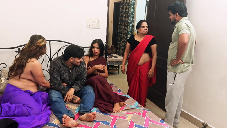 Londamaal123: Bhabhi desi India gangbang bertiga – video seks tegar berempat