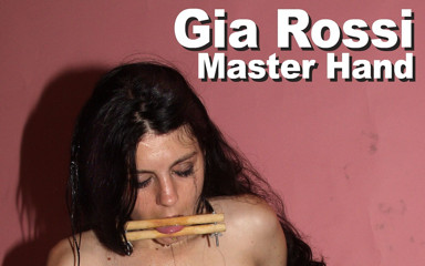 Picticon bondage and fetish: Gia Rossi et maître main, BDSM, pince, rasé, vibromasseur