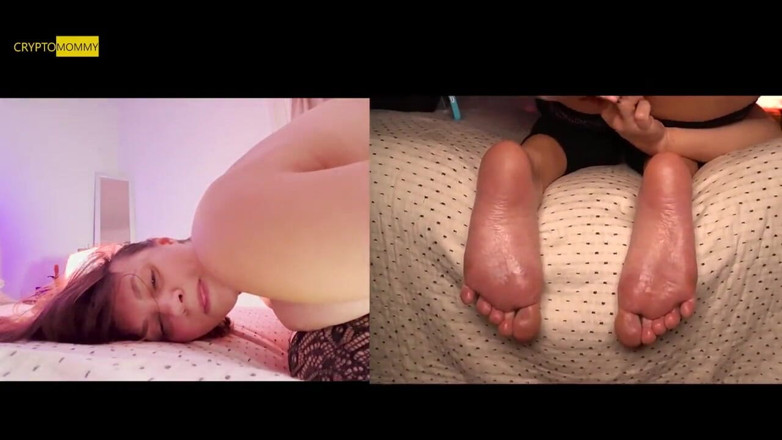 Crypto Mommy: Anus pulsante com óleo