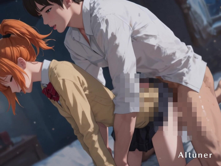 AItuner: 열병에 잠긴 밤. 주황 머리 소녀—허벅지를 쓰다듬던 손은 끝까지 남아 있었다.