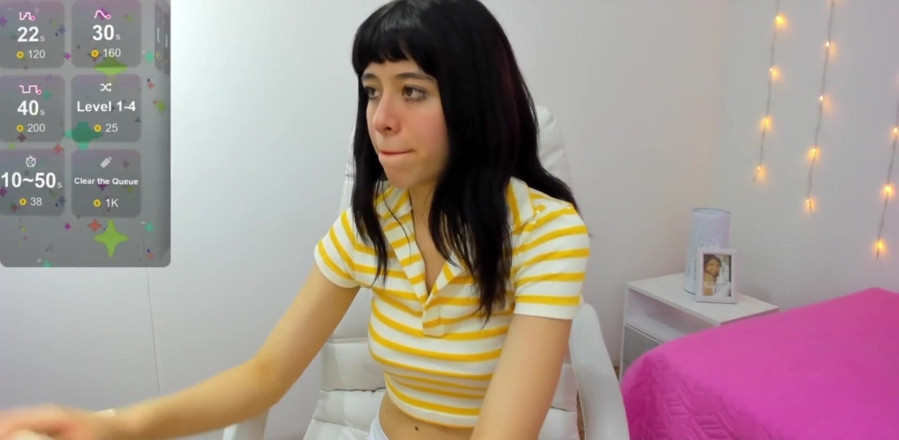 Elisabeth Garban: Latina Con Un Cuerpo Flaco Perfecto Se Masturba En Su...