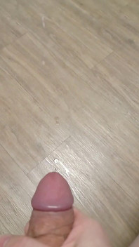 Cumming on the Floor in Slow Motion