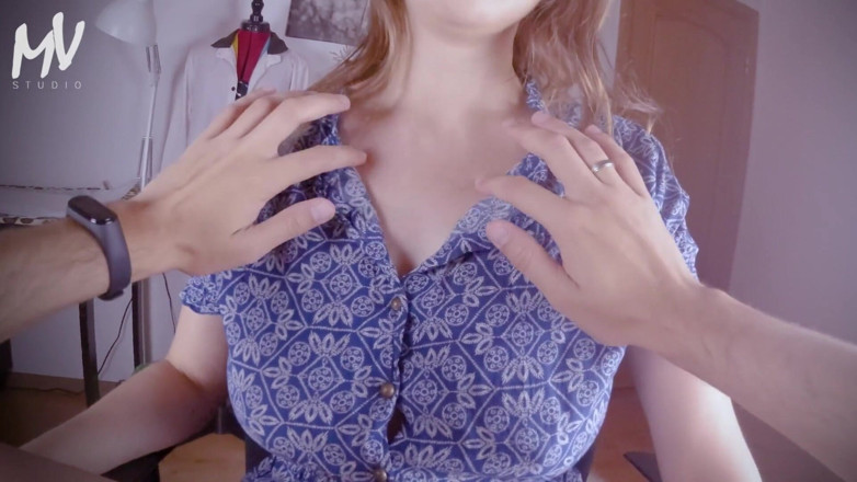 MarVal Studio: Je squirte le lait d'énormes seins en lactation | Vue en...