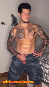 My Big Cock Cums with Military Outfit!