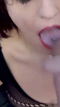 Vicky Swallows Cum