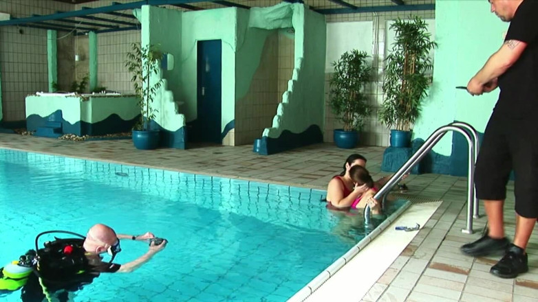Lydia Privat: Making of bumsbad