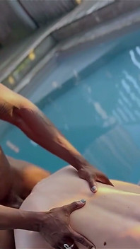 Max Konnor și Zane Kazan, futai la piscină