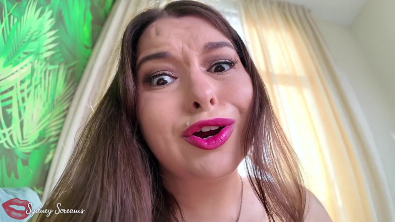 Sydney screams fetish: POV kleine man wordt verpletterd door futa-pik