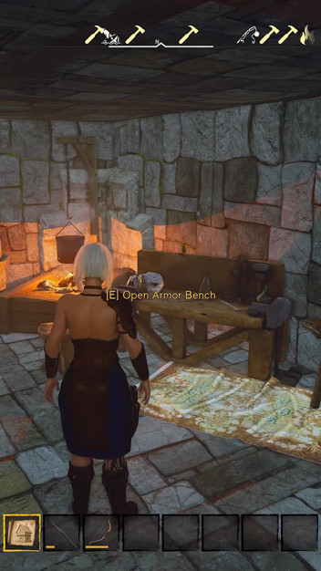 Ep11: Stonehouse Upgrades: Room/bath and Bronze Weapon Crafting in Wicked Island