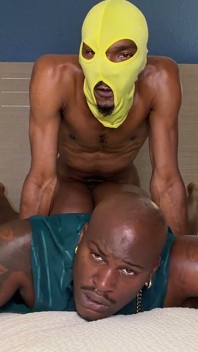 12in Masked Black Top Breeds Huge Black Ass Zaddy