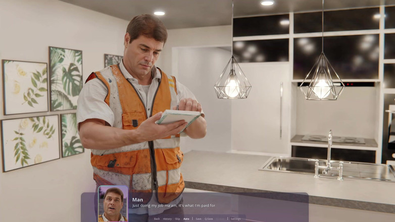 Hotgame Studio X: Хотвайф София - День 2 - Встреча с тетушкой V и приложение Veil