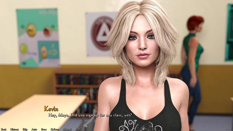 3D Cartoon Porn: Fiind un Dik 5 - Kevin visează de profesoara Cathy &amp;Sage's BF Drama