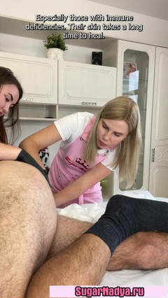 SugarNadya: Mentre imparava a depilato, un uomo si è potentemente