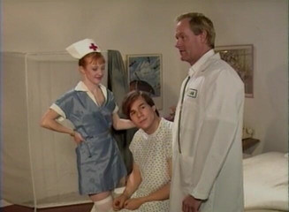 Real Swingers: Ginger nurse gets plowed in a foursome action in the...