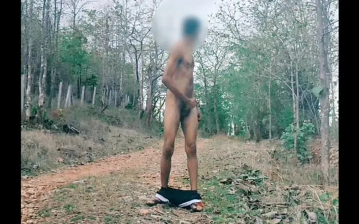 Tani: Standing Nude in Forest