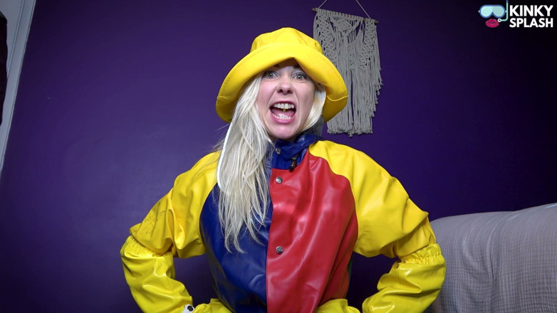 UKCuteGirl Lucy Lauren: Stepmommy Dresses You in Rainwear &amp; Waders - Handcuffed Hands &amp; No Touching