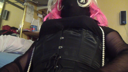 Dee Angels: Red welts and sheer black silky dreams