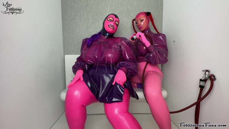 Miss_Fetilicious: Pink and Purple Latex Layers