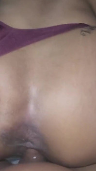 Brunette Feels Horny When Giving Her Ass