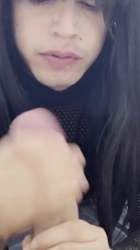 Real Amateur Shemale Sucks My Big Cock