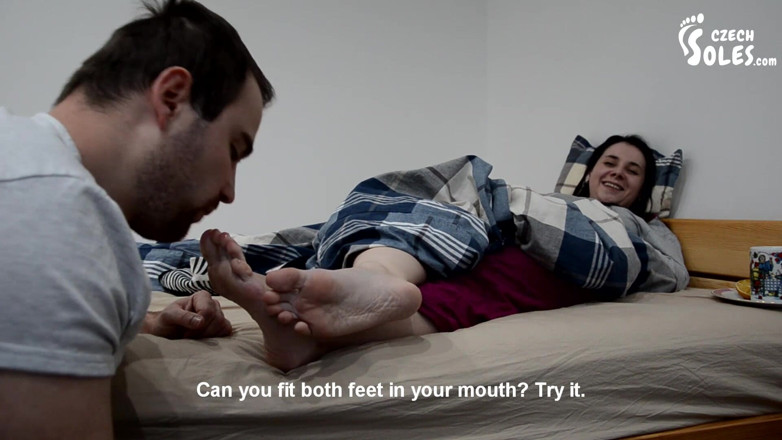Czech Soles - foot fetish content: Mean girlfriend got sick