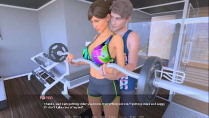 Dirty GamesXxX: La visita: sexy miLF con grandi tette in palestra ep.19