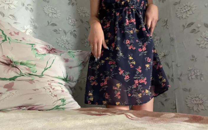 Alexa Holly: Sexy Girlfriend Without Panties Masturbates Her Sweet Pussy for Sasha