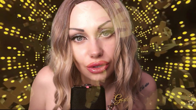 Goddess Misha Goldy: Hipnotizante 3Dio ASMR! Para você - masturbação solitária! Eu sou real aqui...