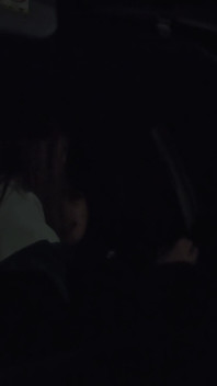 Girl Sucking Dick Stranger in Car Sucked All the Cum