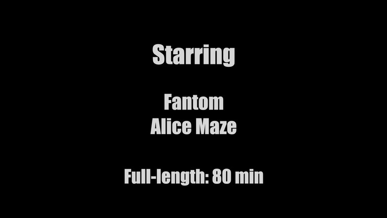 Fantom Videos: Žádný anál lube - Alice Maze roztažená a vlastněná