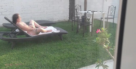 Kndy Kmille: I Recorded My Stepsister Sunbathing Naked and Masturbating in the...