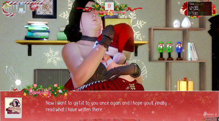 Cumming Gaming: Krismas tanpa had [permainan lucah Hentai Xmas], ep.7. Menjolok dubur ketat...
