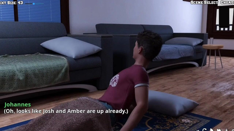Johannes Gaming: College Kings #12 Amber'ı ziyarete gitti