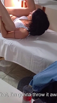 Hasta götü sperm ve tıkaçla dolu olarak terk etti