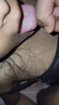 Beautiful Indian GF Huge Cum on Her Mouth in Her 21st Birthday