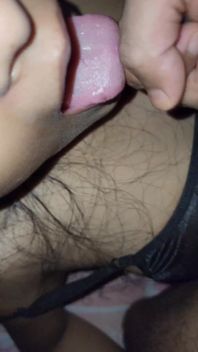 Beautiful Indian GF Huge Cum on Her Mouth in Her 21st Birthday