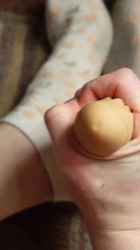 Handjob on a Dildo From My POV