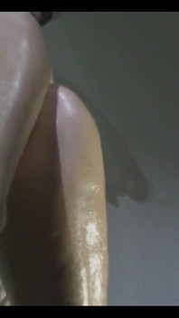 Dangling My Clear Heels Showing My Veiny Feet.