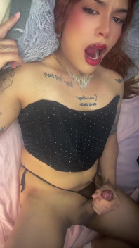 My First Cumshot Content - Trans Latina