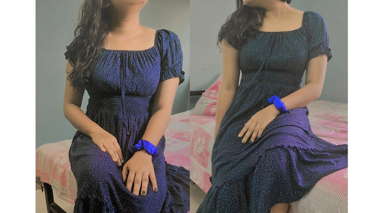 Horney_Ankita: 인도 마을 핫한 아름다운 배다른 여동생 쪼이는 보지 섹스 XXX