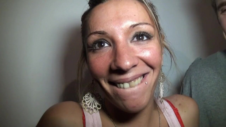 Nude in France: Pretty Blonde Slut Hard Double Penetrated and Jizzed