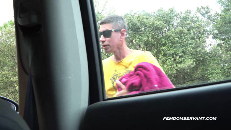 Femdom Servant: Pegging for the Hitchhiker